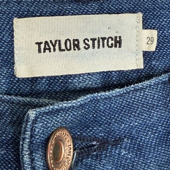 Taylor Stitch Slim Fit Blue Denim Jeans, 29 - Picture 9 of 12